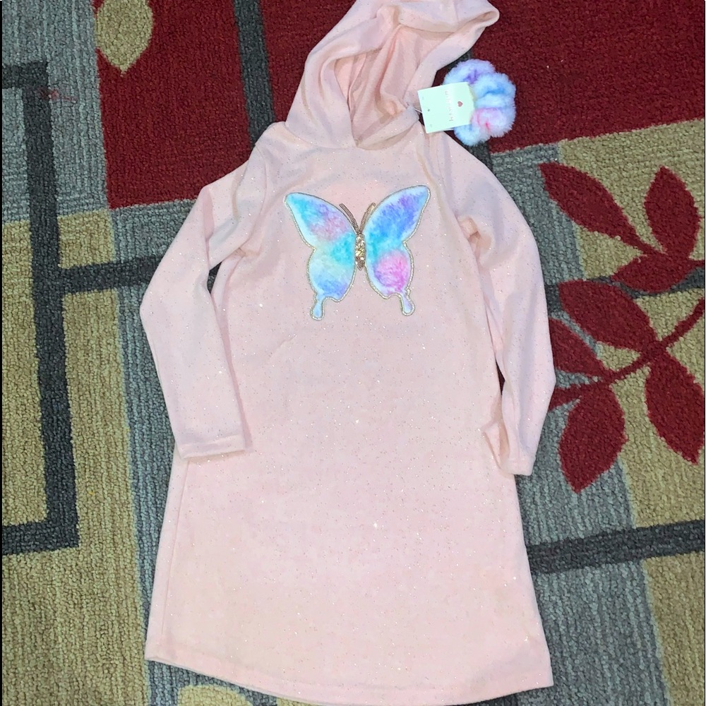 “Btween” Hoodie Sweater Dress Girls size 8 - NWT